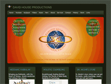 Tablet Screenshot of david-house-productions.com